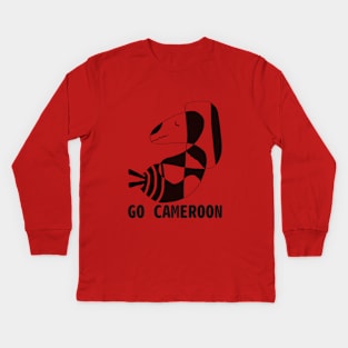 GO CAMEROON Kids Long Sleeve T-Shirt